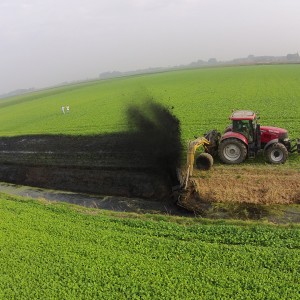 Tractor + slootreiniger